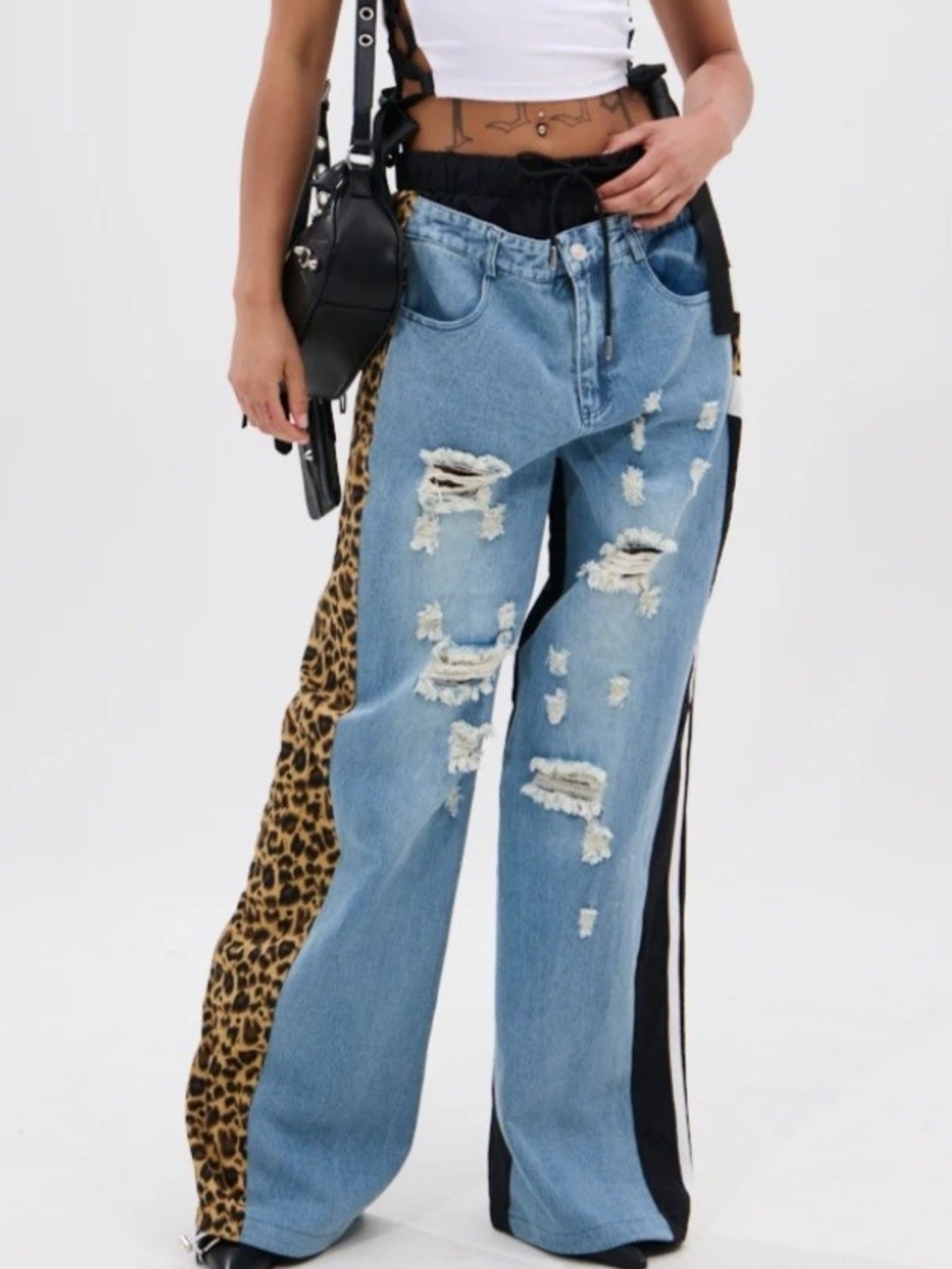 Wildin' Out Denim Trackpant
